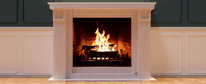Decorative Electric Fireplace Installation in Abu Dhabi, United Arab Emirates