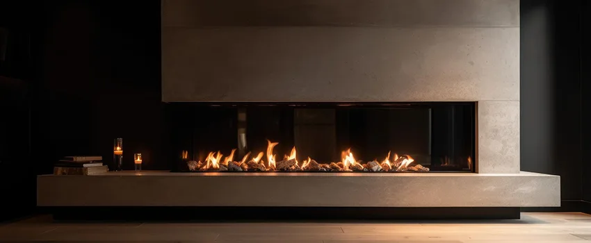 Gas Fireplace Ember Bed Design Services in Abu Dhabi, United Arab Emirates