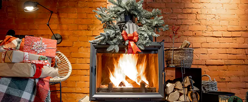 Travis Industries Linear Gas Fireplace Installation in Abu Dhabi, United Arab Emirates