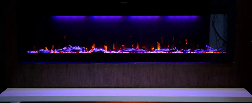 Dynamic Flame Color Fireplace Installation in Abu Dhabi, UAE